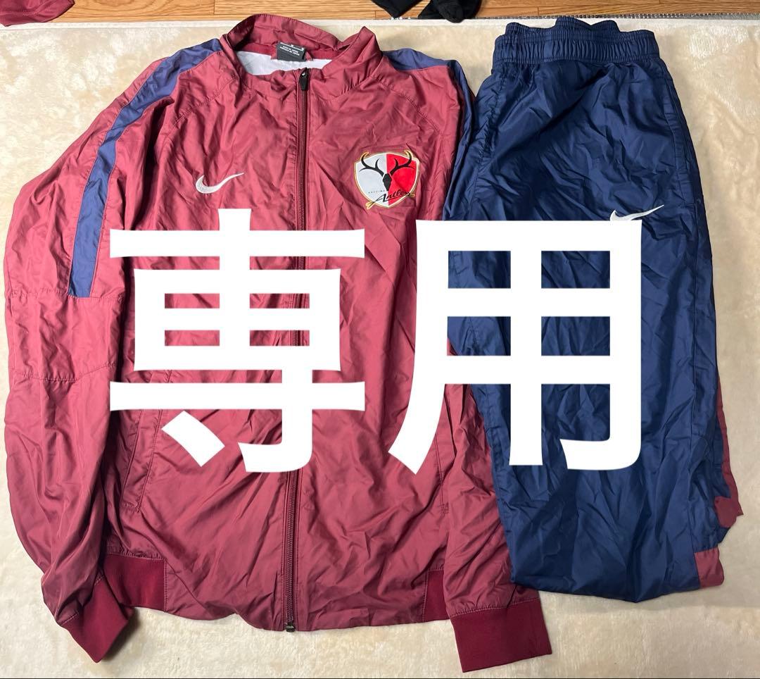 サッカーウェアセット 赤紺