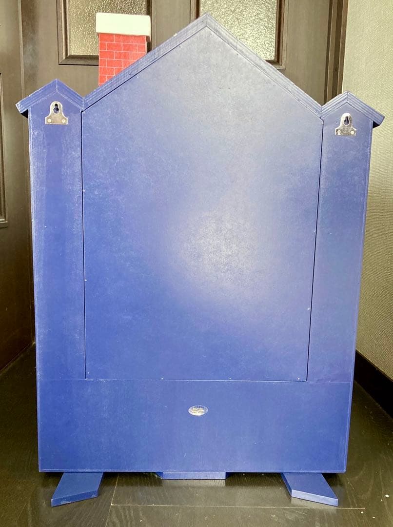 木製　アドベントカレンダー　ハウス型　オーナメント　24個