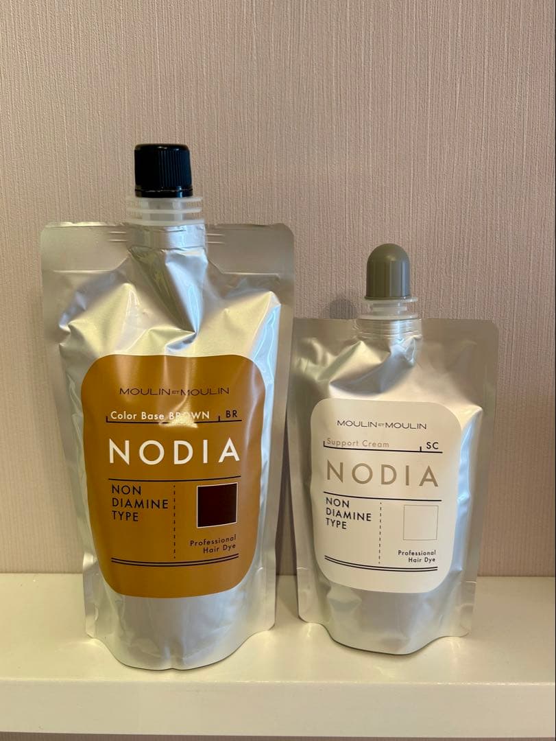 ノジア カラーベースブラウンandサポートクリーム