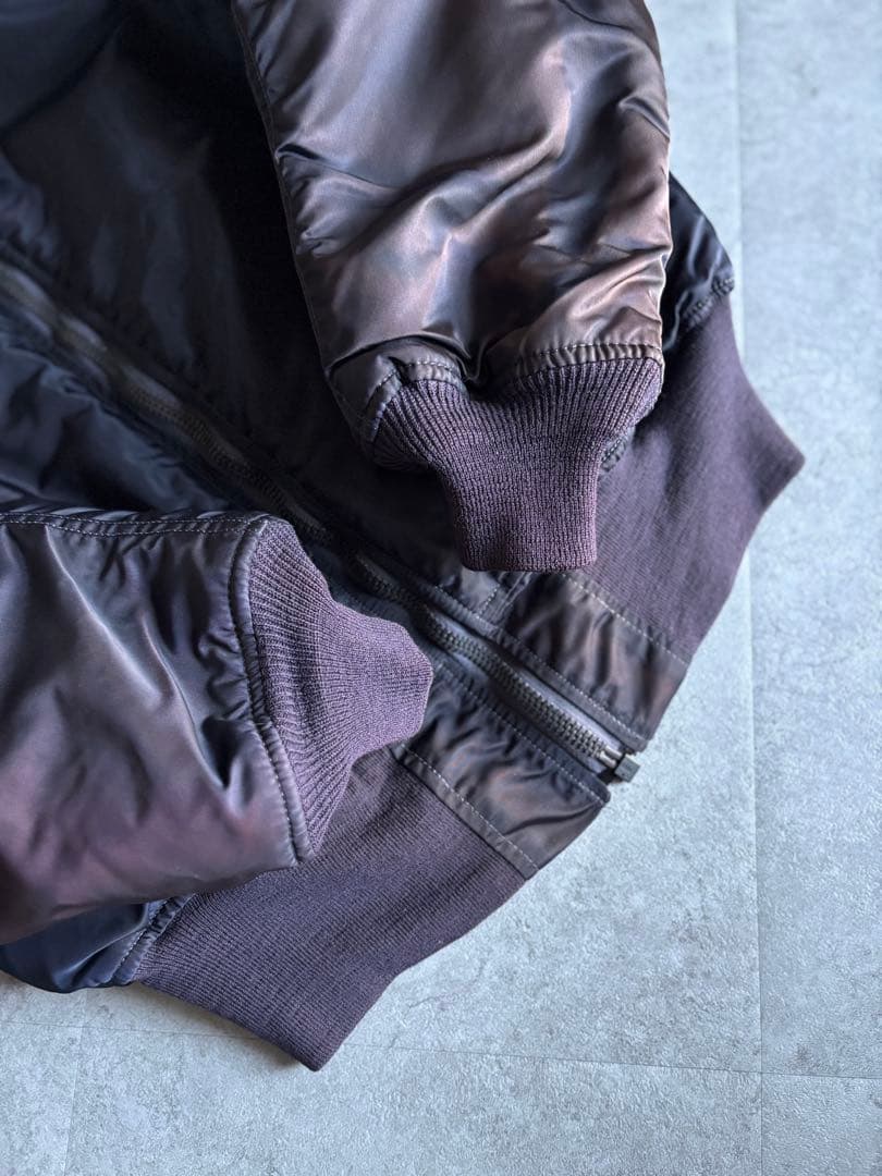 USA製 ALPHA 1968年復刻 USAF MA-1 フェードネイビー L