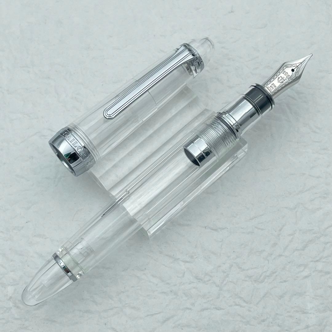 SAILOR セーラー万年筆 プロフィット 銀 デモンストレーター 21K 太字