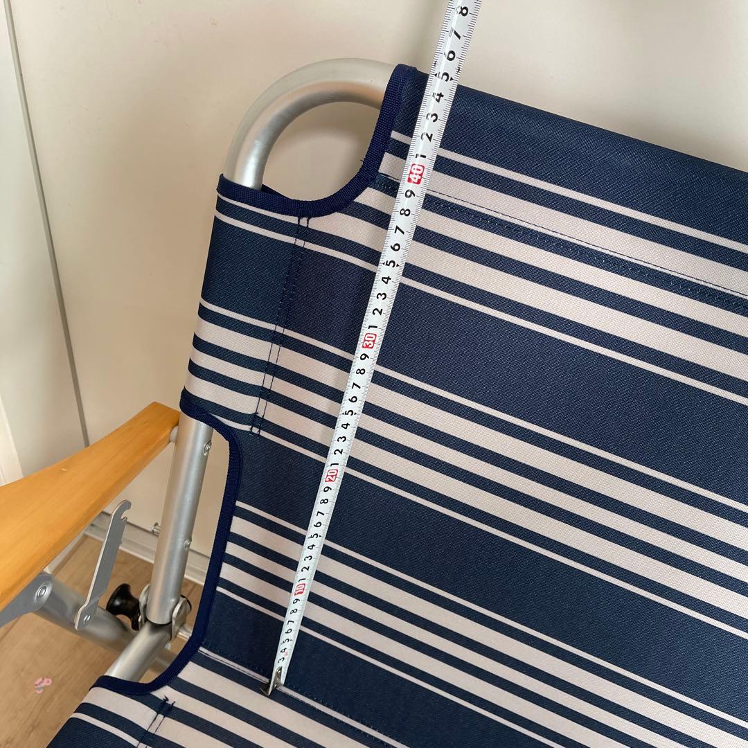 Coleman アウトドアベンチ ネイビー・ストライプ