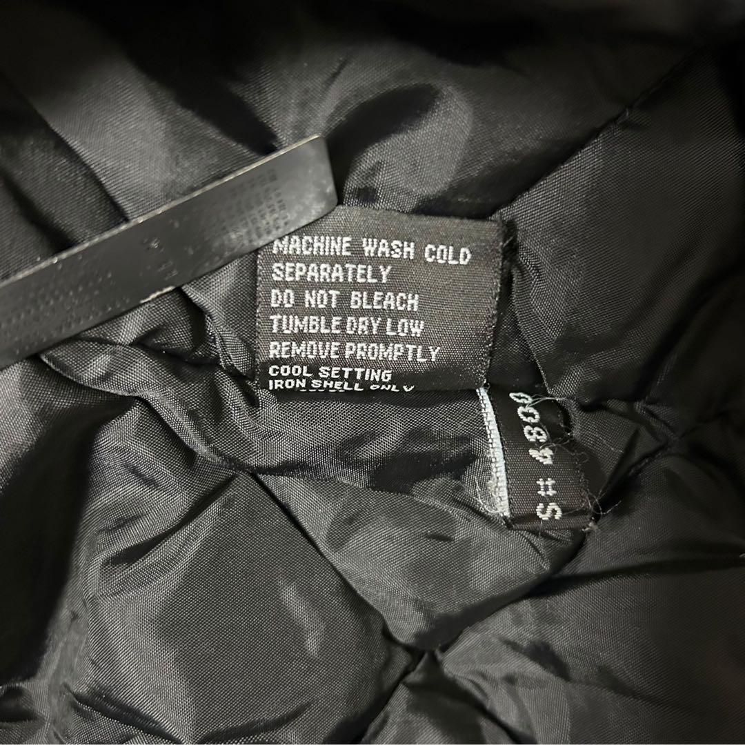 希少USA古着 00sデトロイトジャケットキルティングライナー襟コーデダック地