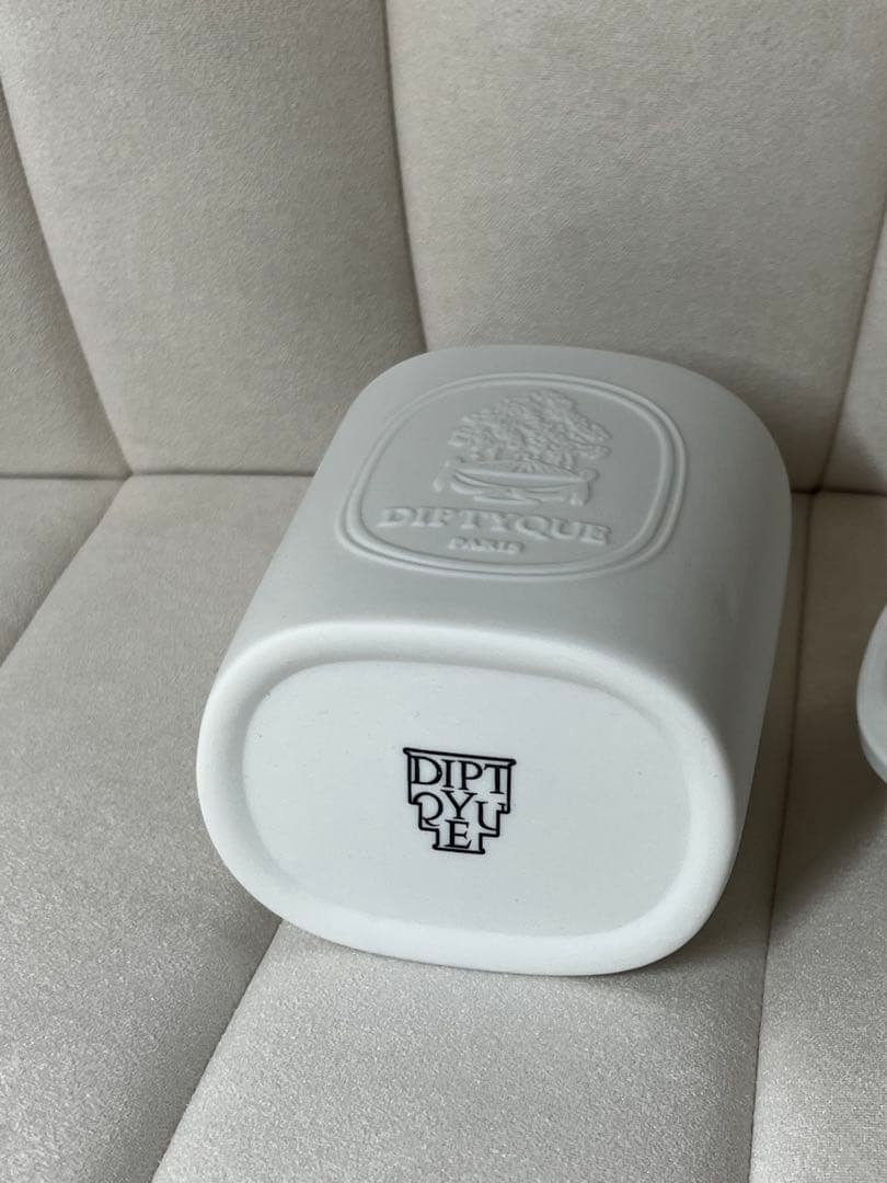 Diptyque キャニスターS オーバル ポーセリン 陶器 ディプティック