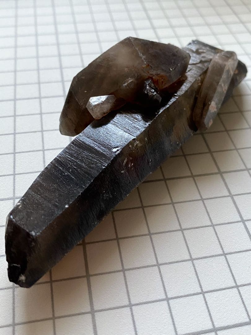 モリオン　ダブルポイント　タビュラークリスタル　ファントム　天然石　ワンド