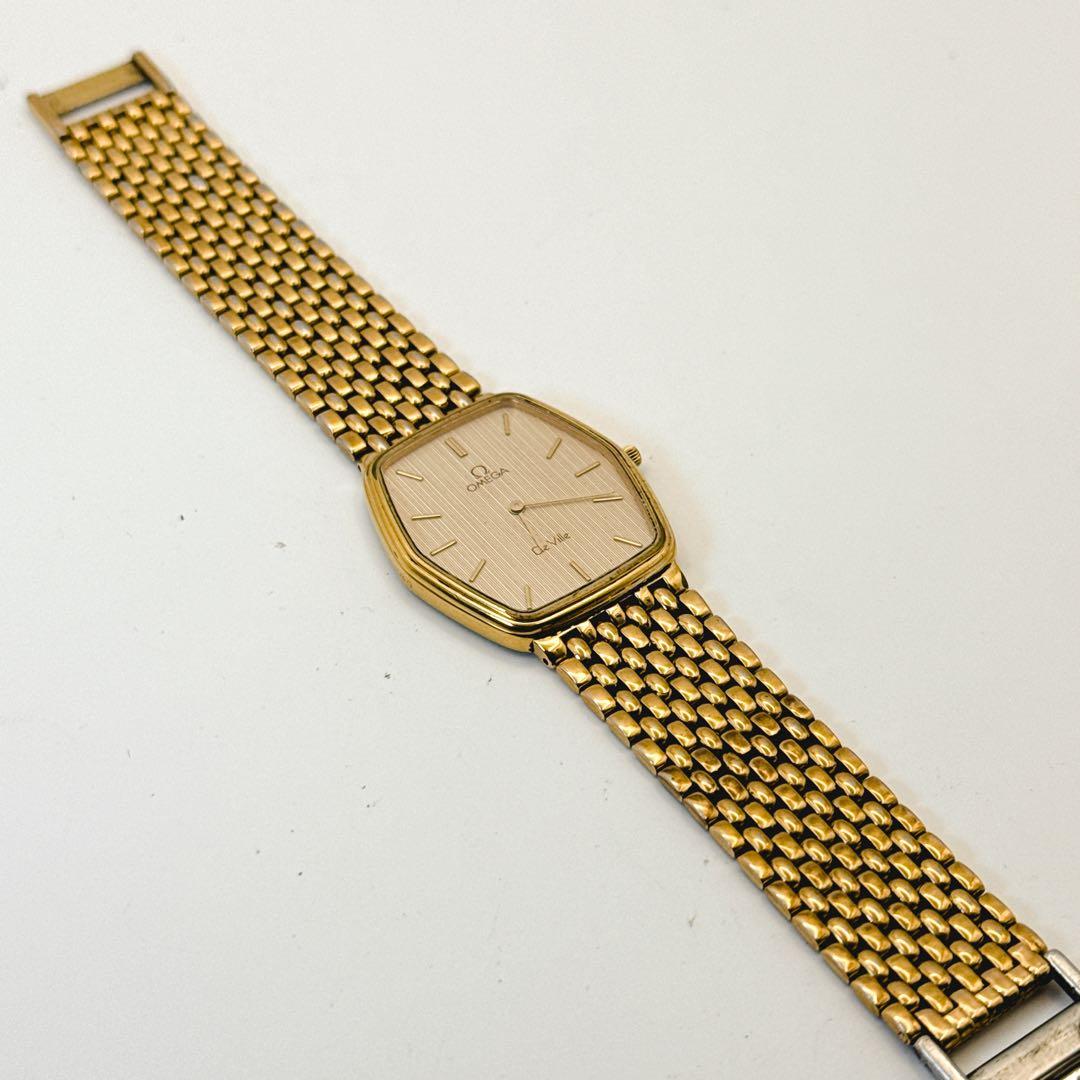 OMEGA De Villeオメガデビル クォーツ レディース 不動 137.6