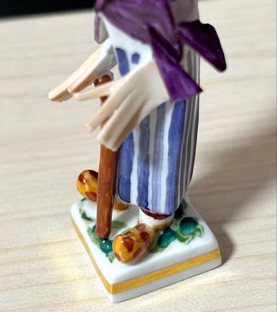 マイセン　メルヘンシリーズ　グリム童話 魔女　手捻り フィギュリン　※美品