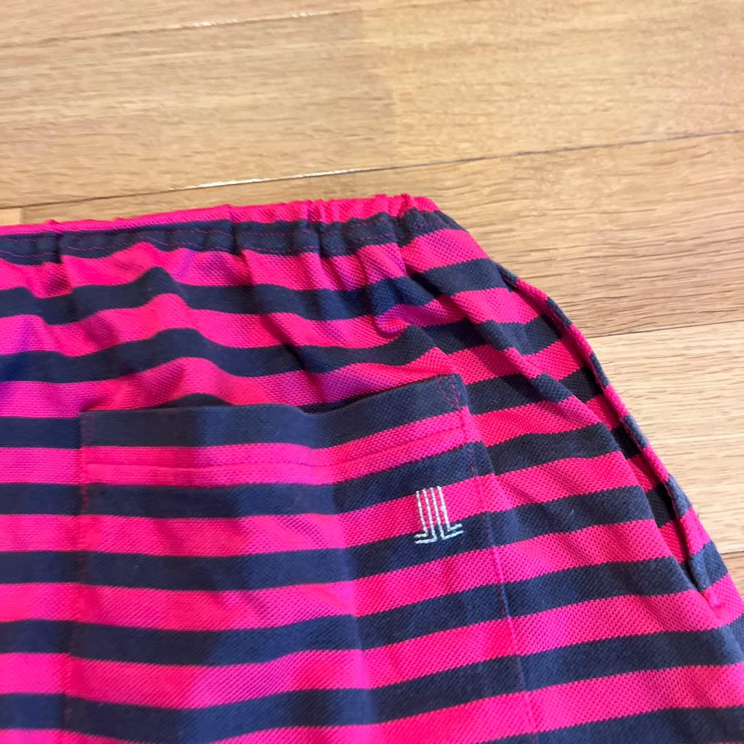 ランバン　スポール　ピンクストライプ ポロシャツとスカートセット　LANVAN