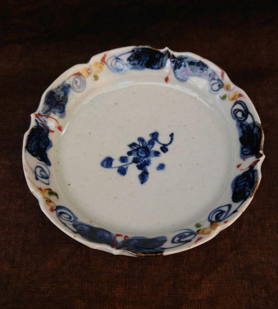 岡晋吾 天平窯 輪花皿