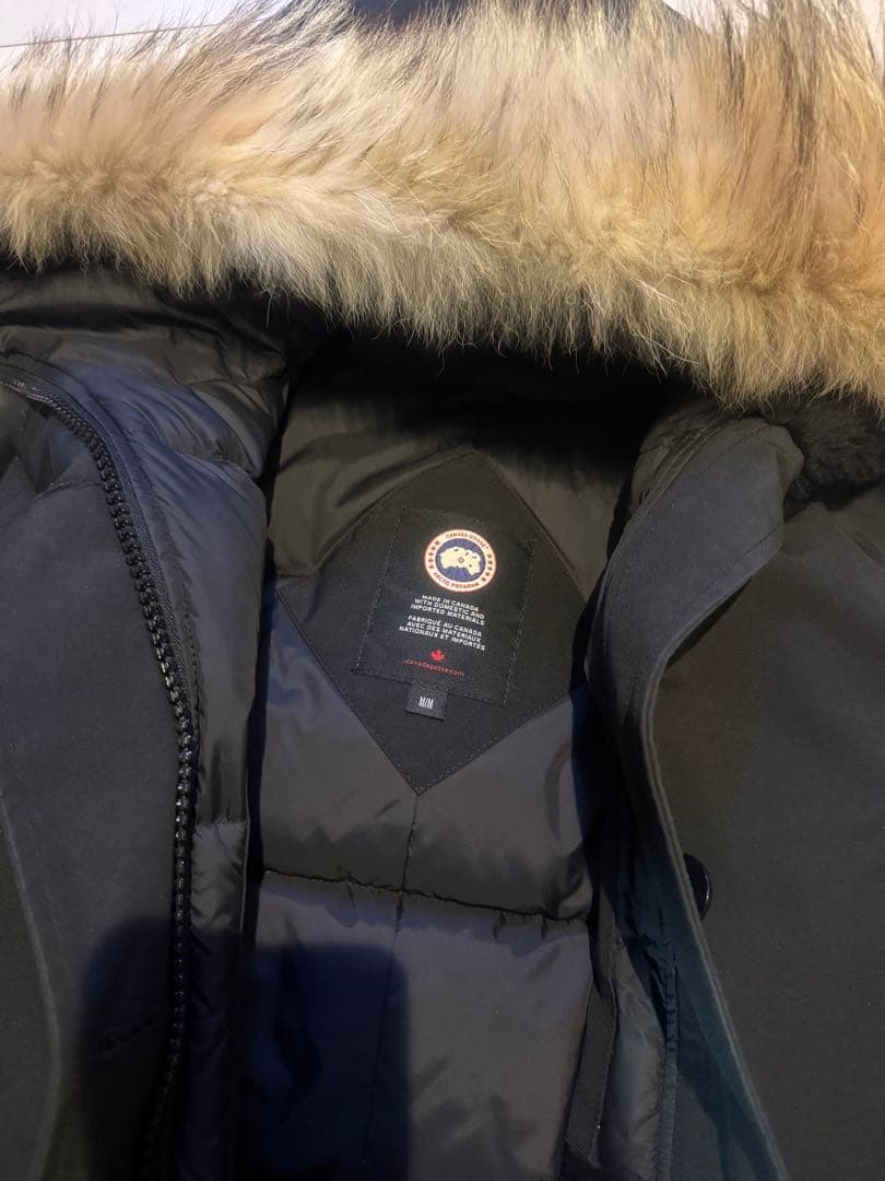 カナダグース ブロンテパーカ M ブラック