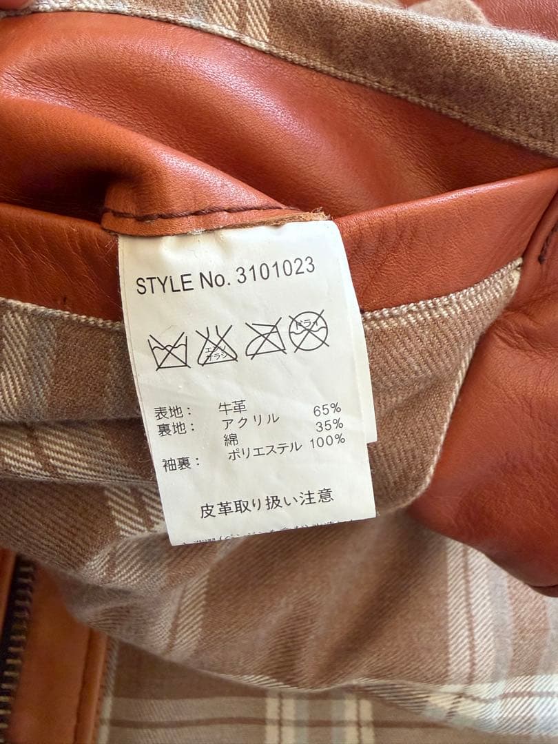 Schott ショット カフェレーサー シングルライダース 牛革 サイズM