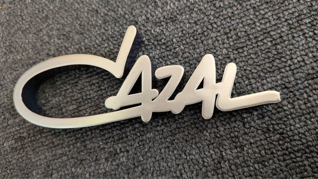 Cazal シルバー ロゴ ディスプレイ約15cm