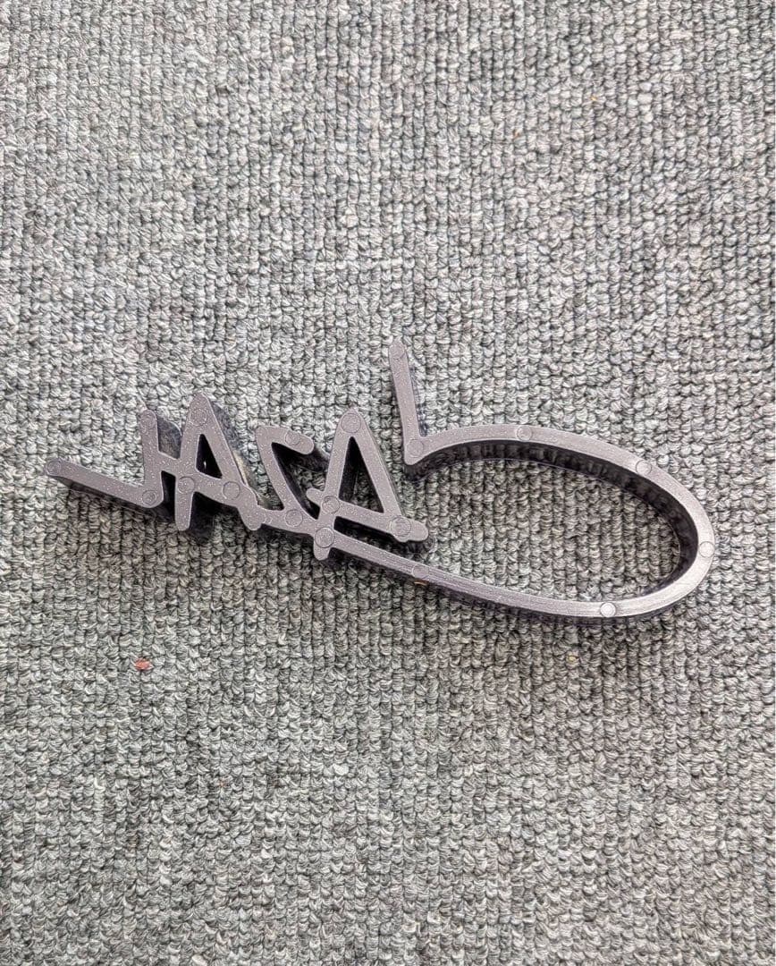 Cazal シルバー ロゴ ディスプレイ約15cm