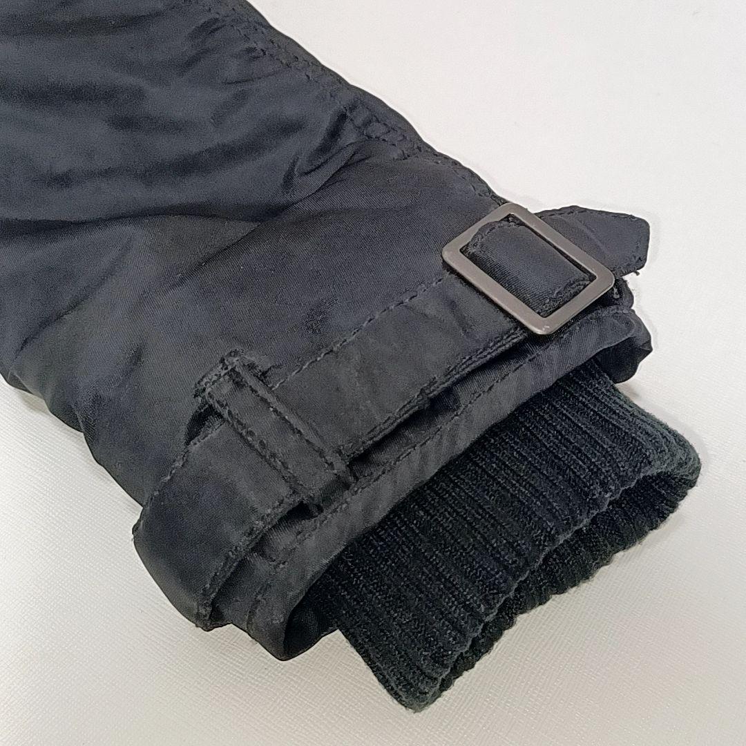 AVIREX　ラクーンファー　N2-B　中綿　短丈　フライトジャケット　ブラック