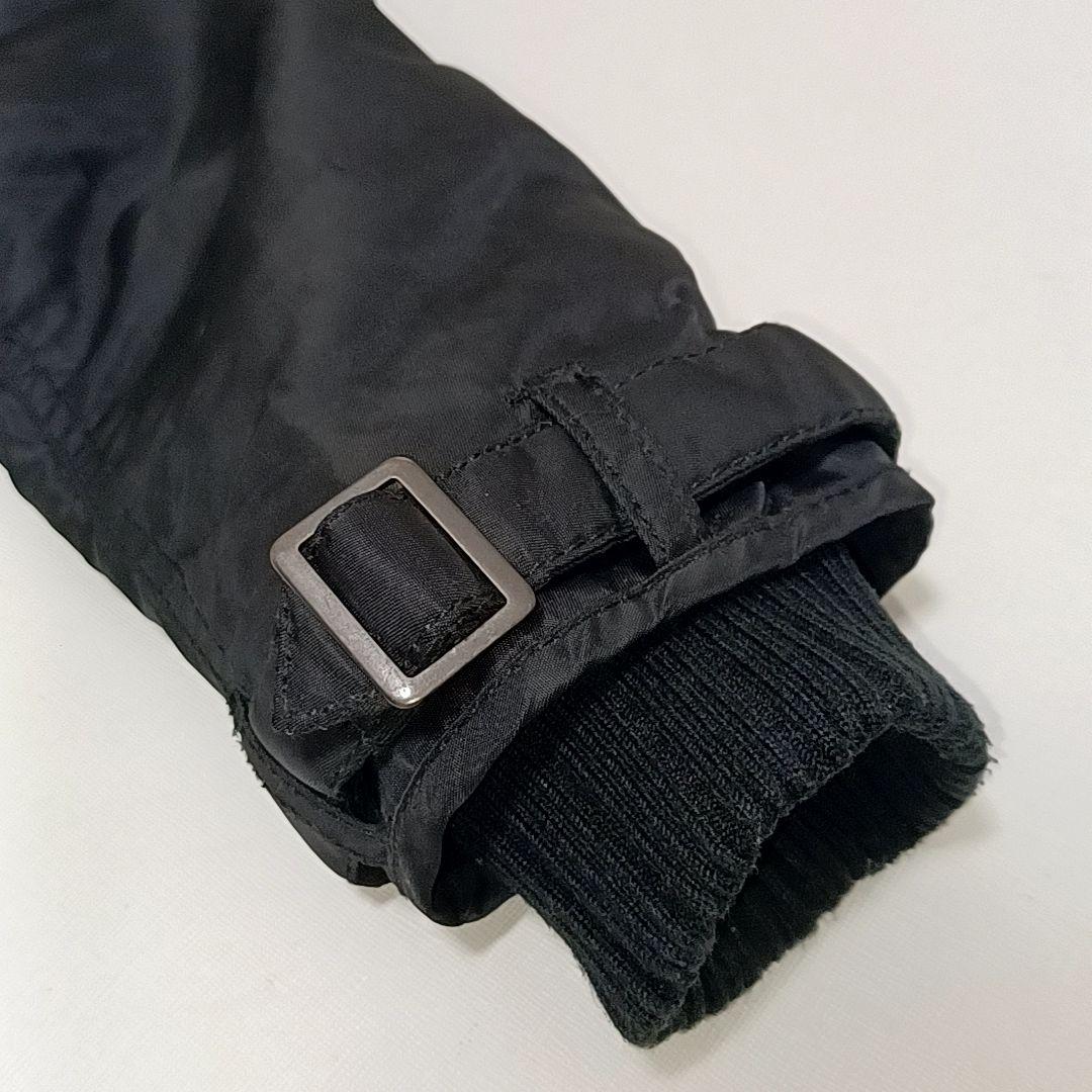 AVIREX　ラクーンファー　N2-B　中綿　短丈　フライトジャケット　ブラック