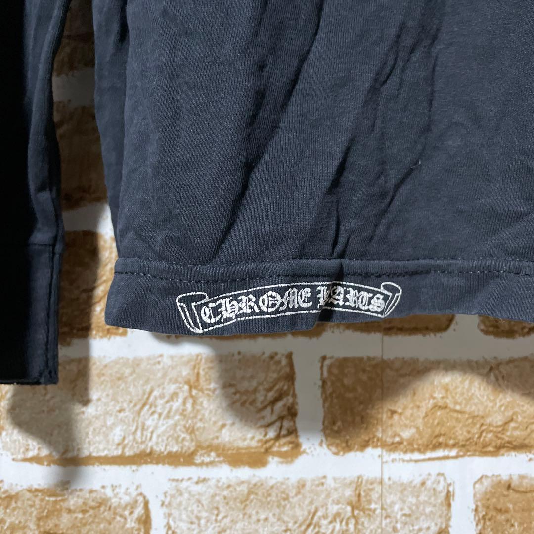 【超激レア】90s クロムハーツ　ロンT クリスタル　フローラルクロス　S