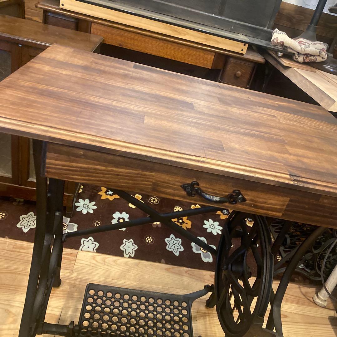 ミシン脚テーブル　天板＆脚カバーセット