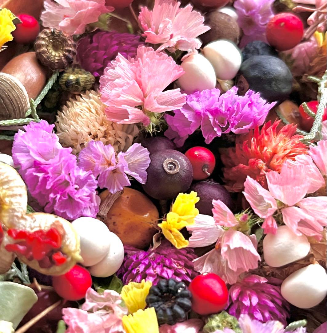 春花ドライフラワーミックス 花材❤️バーバリウム・レジン・キャンドル・ハンドメイド
