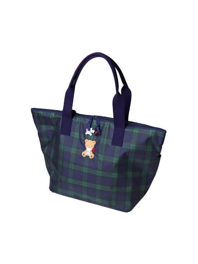 ファミリア　未使用 チェック柄マザーズバッグ トートバッグ