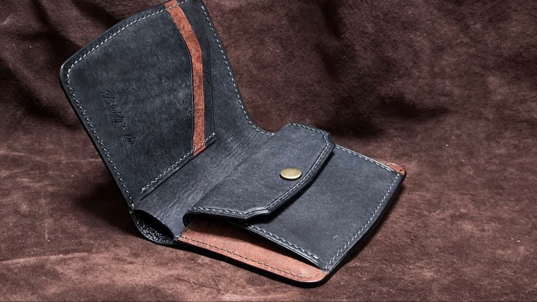 【セール】コンパクト二つ折り財布　プエブロ