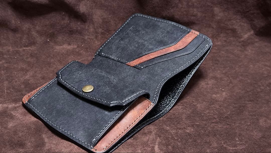 【セール】コンパクト二つ折り財布　プエブロ