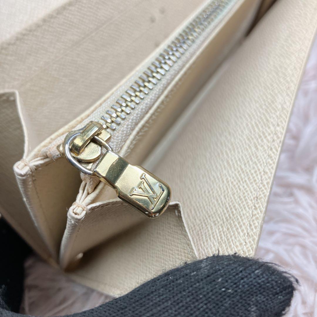 ！美品！ ルイヴィトン ダミエアズール ポルトフォイユ サラ レディース 長財布