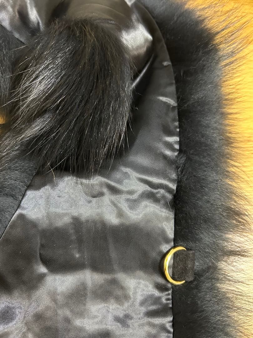 ドゥーズィエムクラス フォックスファーストール ティペット　リアルファー