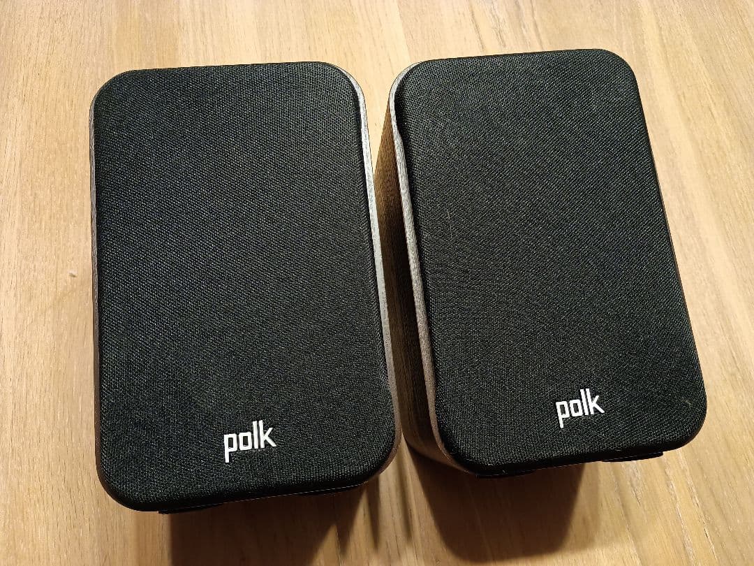 音質最高！●POLK AUDIO●ES10●木目&黒●ES10BRN（2台セット