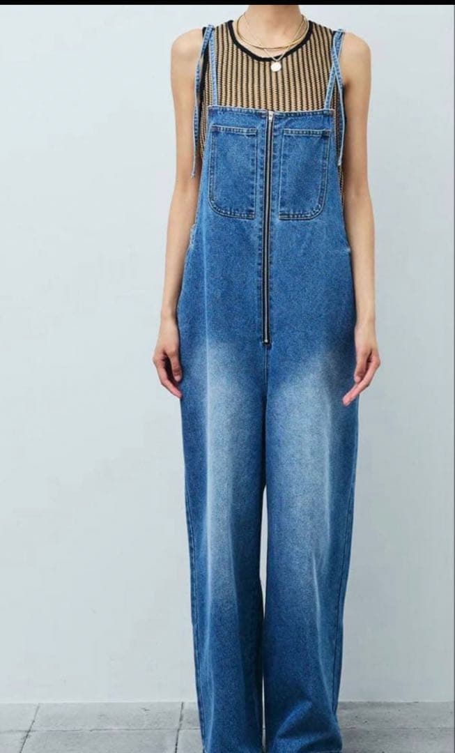 最終値下げIAMALPHA♡デニムオーバーオール