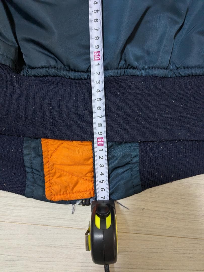 ALPHA　Alpha　 MA1　ma1　希少　紺　ネイビー　90年　USA