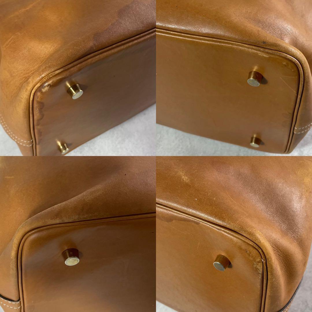 入手困難✨ シセイ cisei トートバッグ レザー ヌメ革 A4資料 大容量