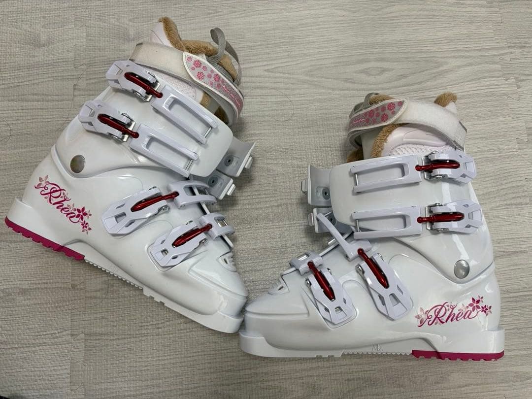 HELD RHEA　24-24.5 女性用スキーブーツ ホワイト/ピンク