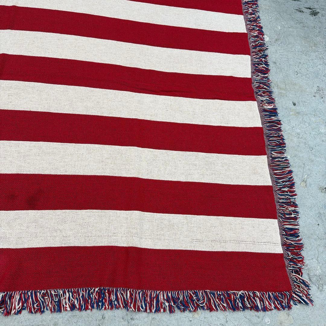 国旗　星条旗　マルチカバー　ソファカバー　ヴィンテージラグ　128x166