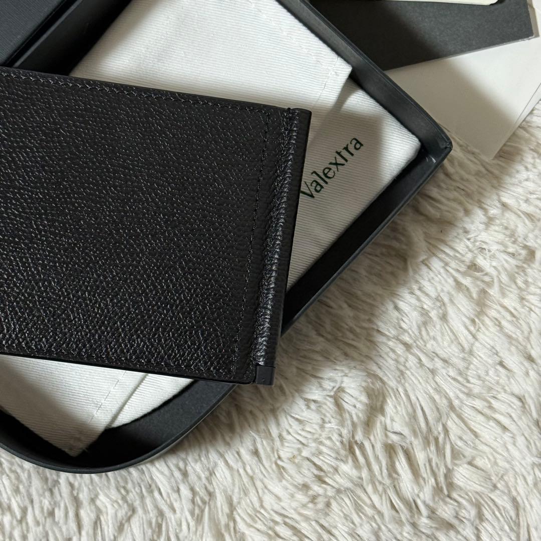 ⭐️新品未使用⭐️　Valextra　ヴァレクストラ　マネークリップ　ブラック