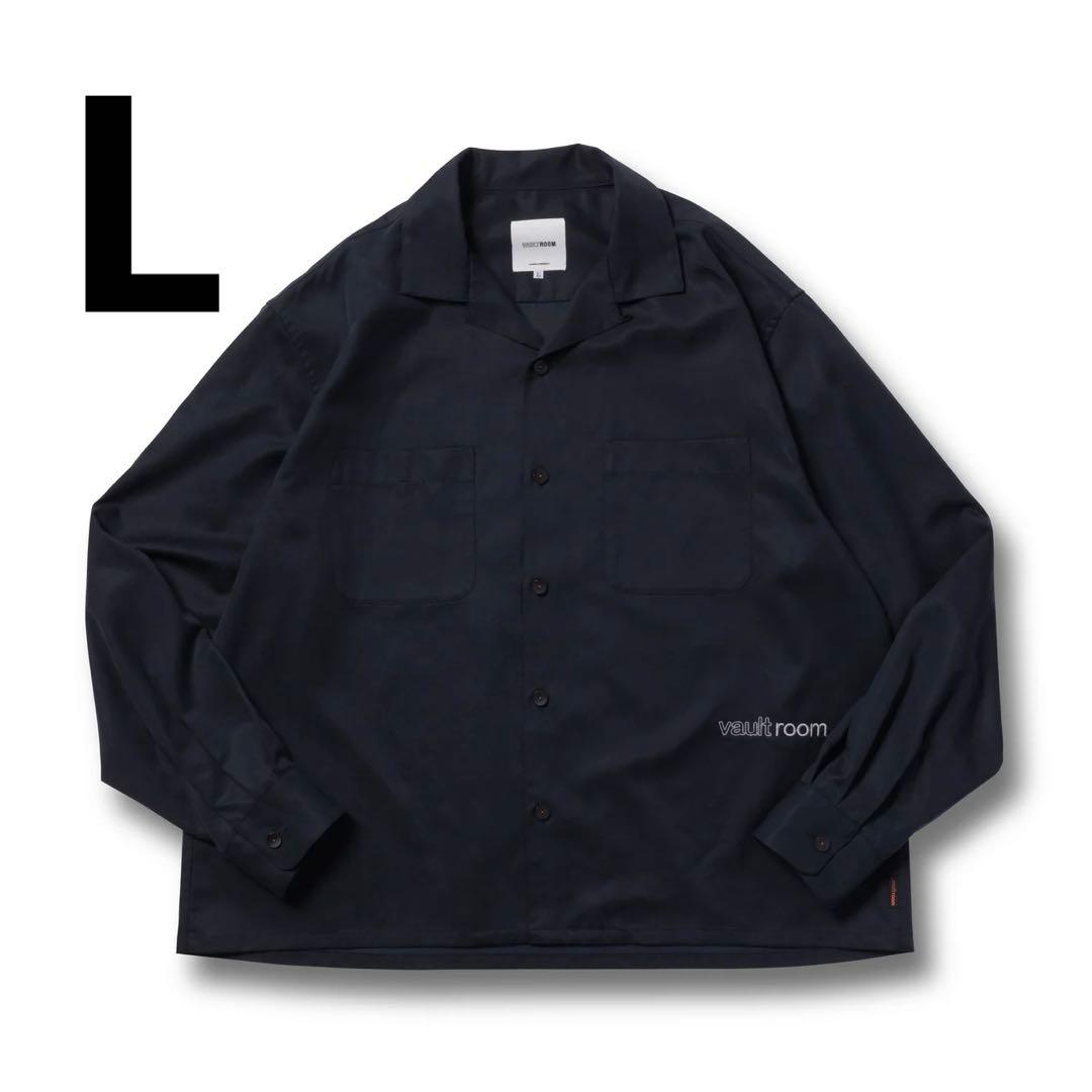 トップス VAULTROOM OPEN COLLAR SHIRT / DARK NAVY