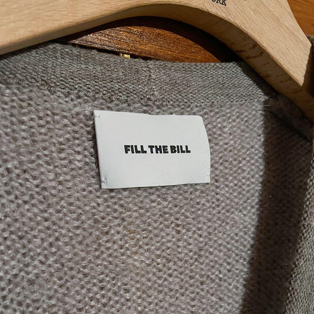美品 FILL THE BILL モヘア カーディガン ニット定価¥46,200