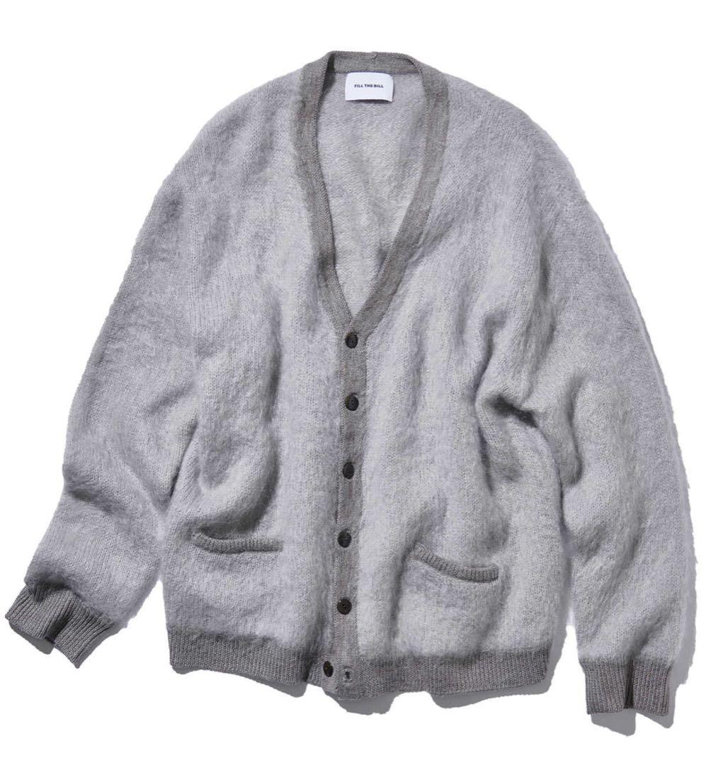 美品 FILL THE BILL モヘア カーディガン ニット定価¥46,200