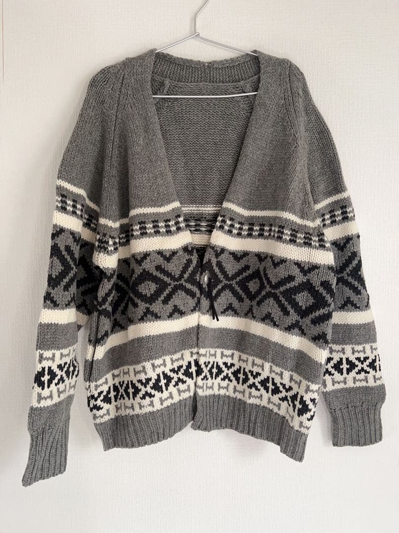 FRAMeWORK ジャガードカーディガン