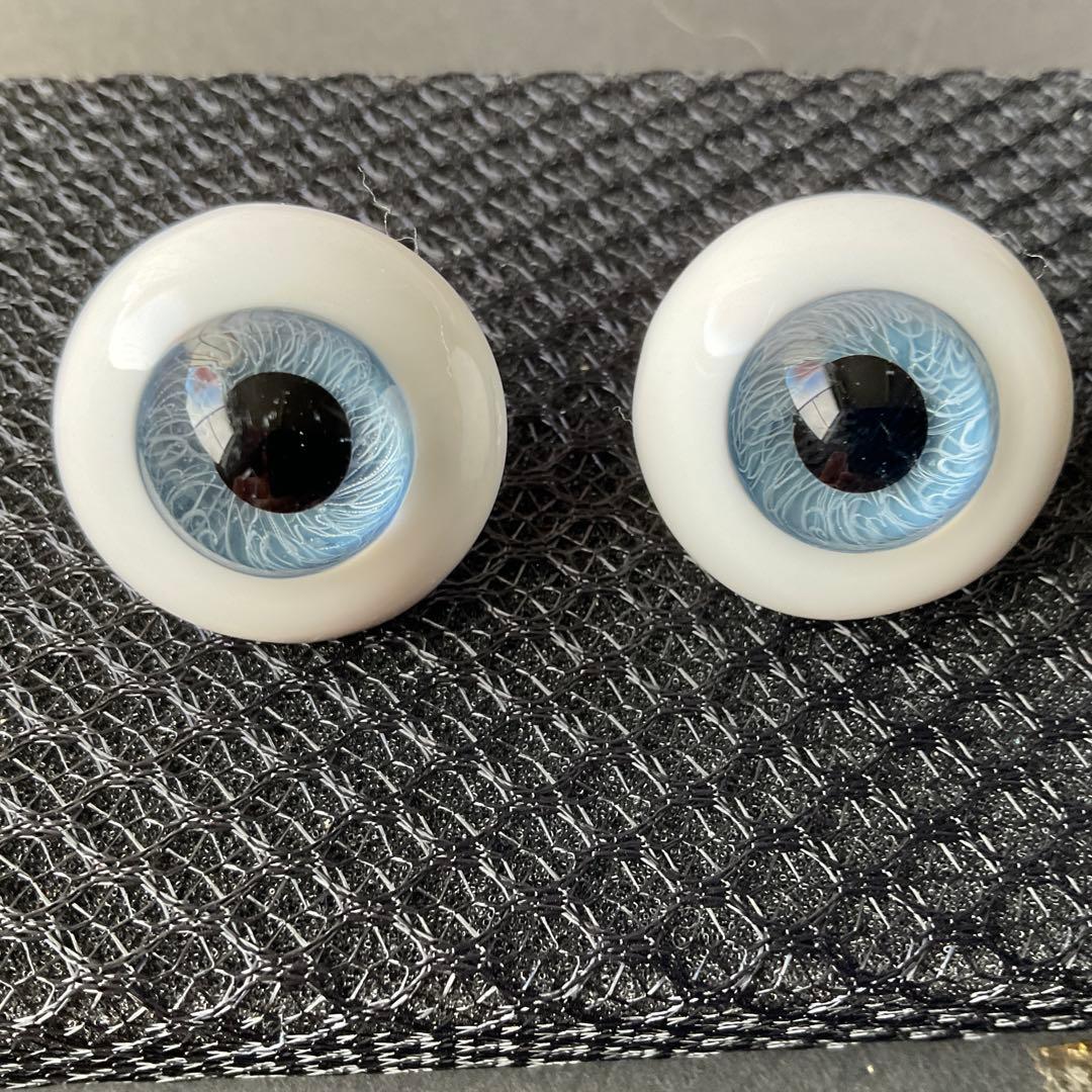 英国製 ペーパウェイトグラスアイ　イギリス HGC社製ドールアイ28mm 新品