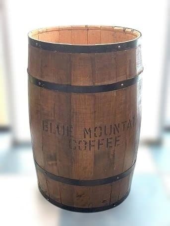 BLUE MOUNTAIN ブルーマウンテン コーヒー樽 木樽 豆樽 蓋なし