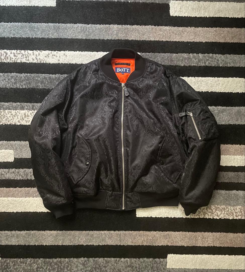BoTT Jacquard MA-1 Jacket Mサイズ ブラック