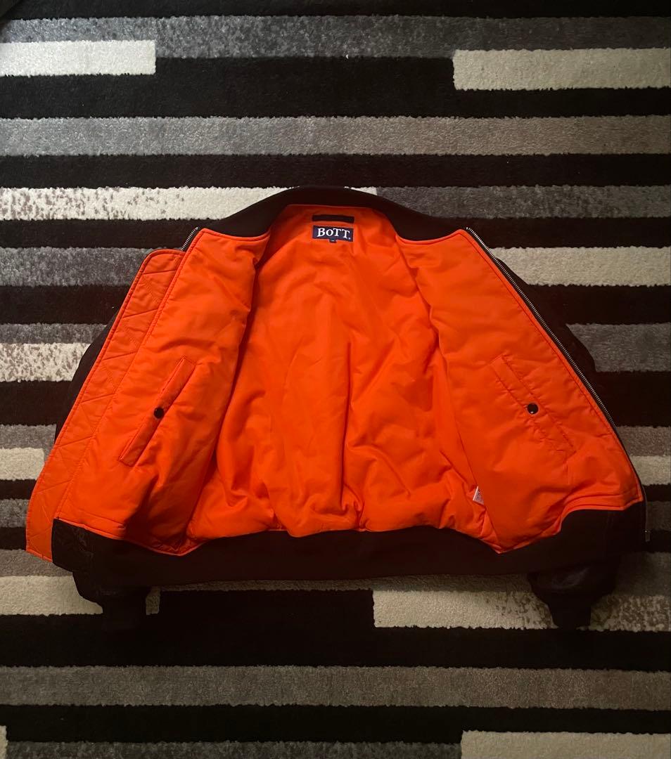 BoTT Jacquard MA-1 Jacket Mサイズ ブラック