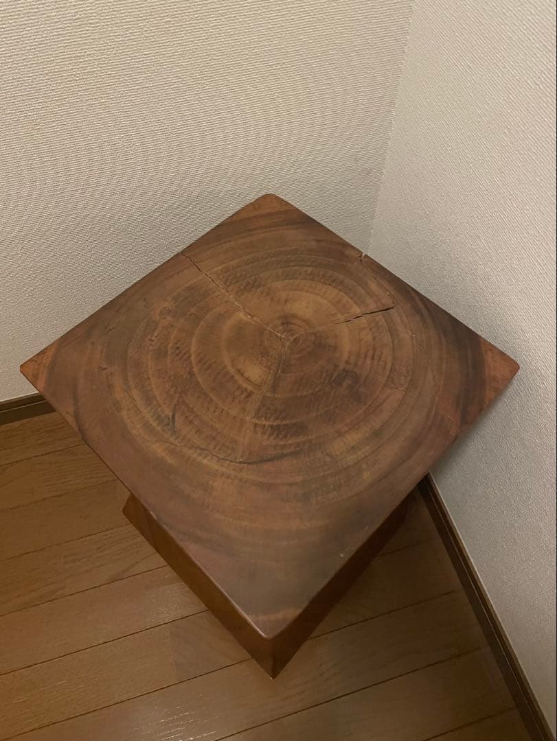 アンティーク木製スツール／椅子／花台