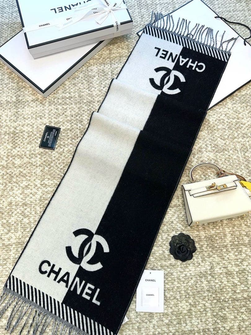 ♡CHANELマフラー 184×34cm♡