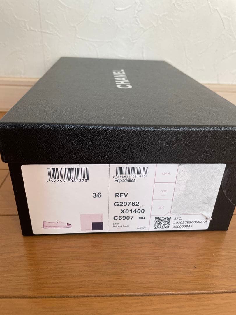 CHANEL エスパドリーユ36