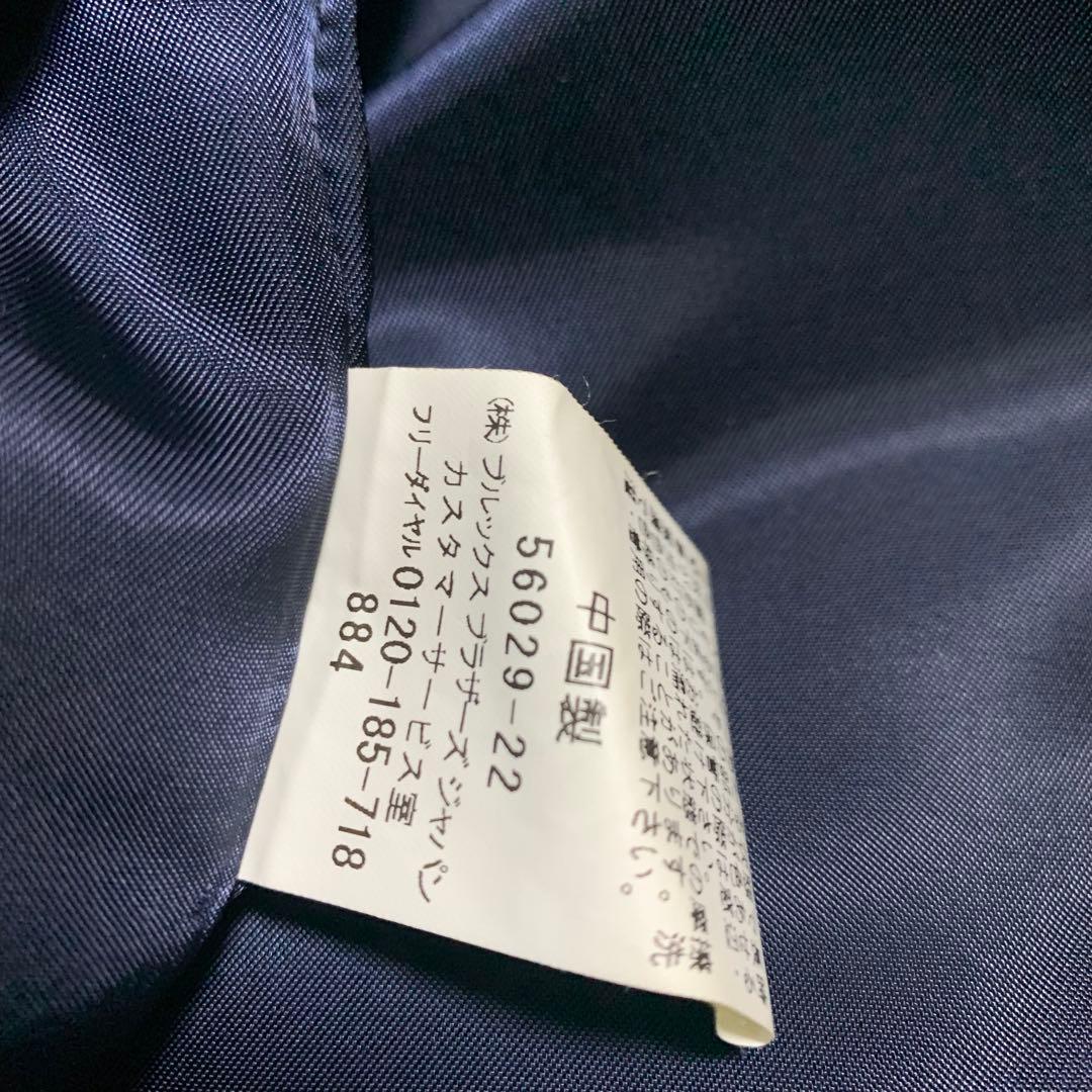 ブルックスブラザーズ ステンカラーコート 比翼 ライナー付き 紺