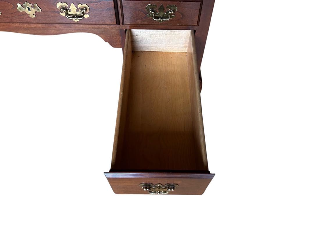 アンティーク オーク材 デスク コンソール 机 猫脚 書斎 学習