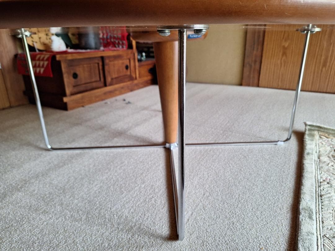 超希少！karimoku（カリモク)円形センターテーブル・ローテーブル