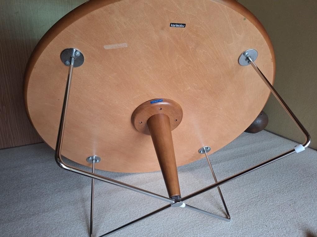 超希少！karimoku（カリモク)円形センターテーブル・ローテーブル