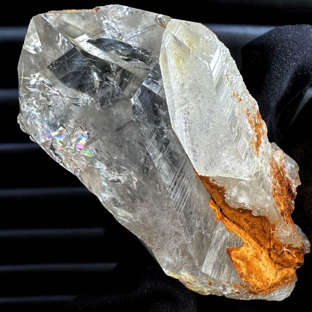 高透明度❗️レインボー☆コロンビアレムリアンシード クリスタル ポイントA1549